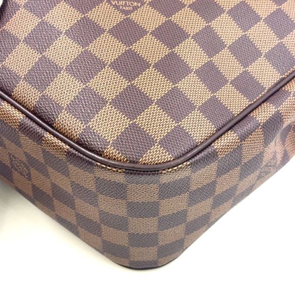 Louis Vuitton Paris Ori PM Damier Ebène Damier Ebène Leather × PVC Brown Tote - Picture 15 of 15